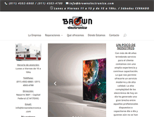 Tablet Screenshot of brownelectronica.com